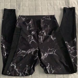 Buffbunny Collection Black Onyx Marble leggings